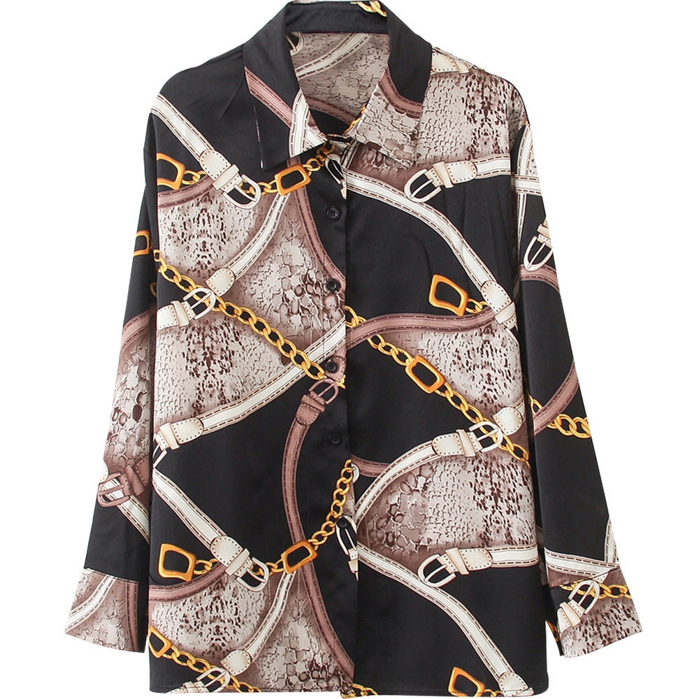 Chiffon sunscreen short sleeve shirt women - Black / One size - Shirt