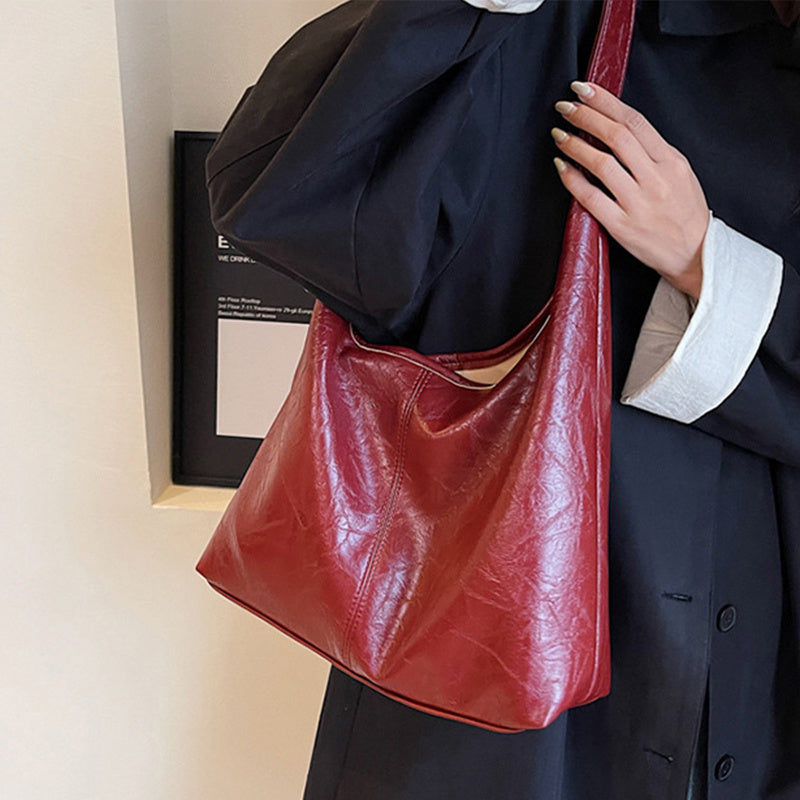 2pcs Composite Bag Fashion Shoulder Bag With Clutch Bag Casual Commuting Large Capacity Hobo Tote Bags Women - Clothing