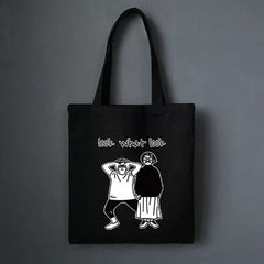 Canvas Tote Black/White