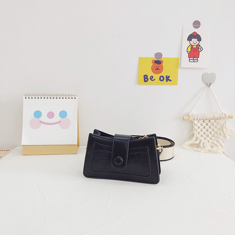 Children’s bag new shoulder bag - Black - Clothing