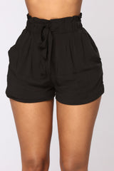 Summer Ruffled A-line Shorts Beach Pants