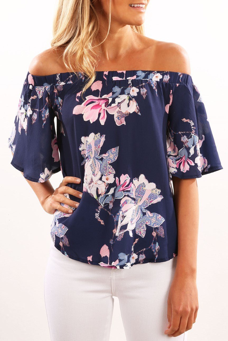 Women's one-shoulder top