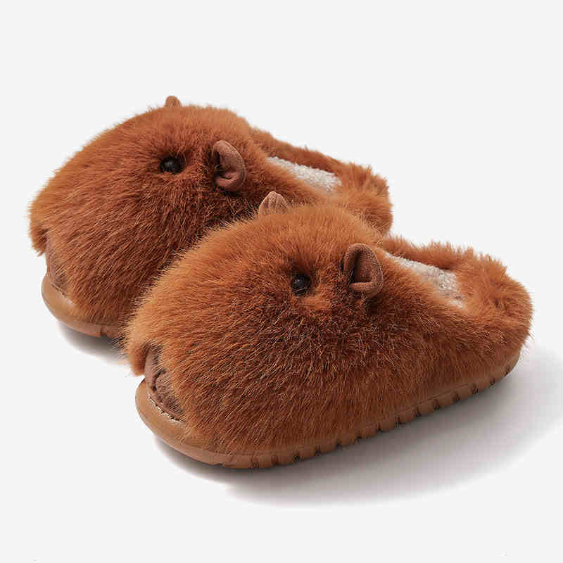 New Cotton Slippers Women's Winter Warm And Cute