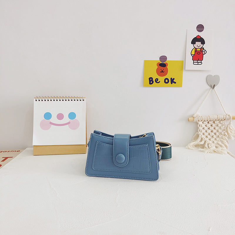 Children’s bag new shoulder bag - Blue - Clothing