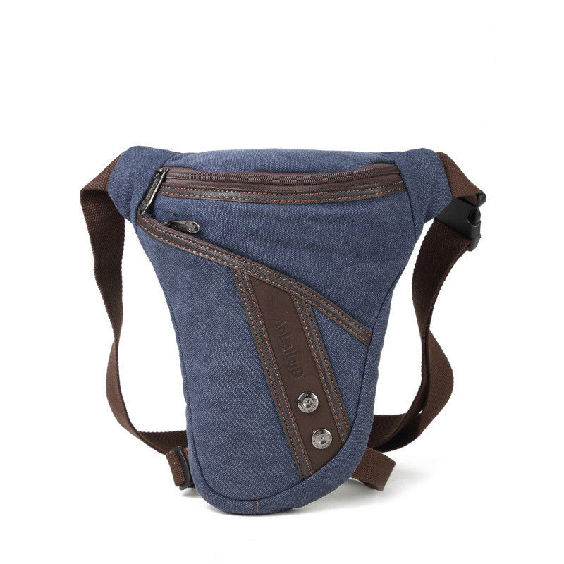 Personalized Fashion One-shoulder Messenger Men’s Bag - Dark Blue - Clothing