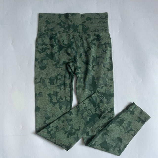 Colors Drop Shipping Seamless Camouflage Leggings High