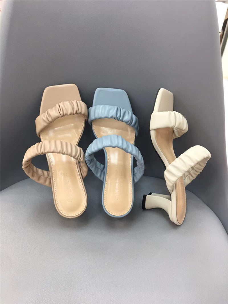 Women's Thick Heel Mid-heel Strap Sandals