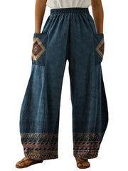 Western Europe And America Wide Leg Loose Women's Pants