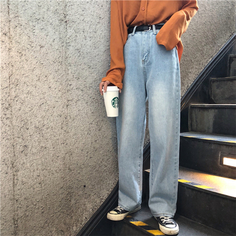 Women’s Wide-Leg Denim Pants – Full Length