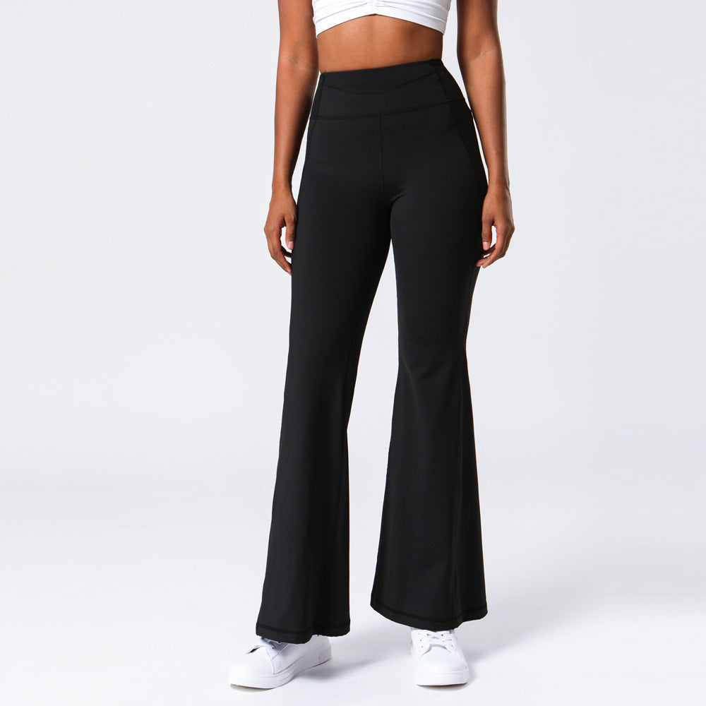 Women's Loose Nude High Waist Yoga Pants