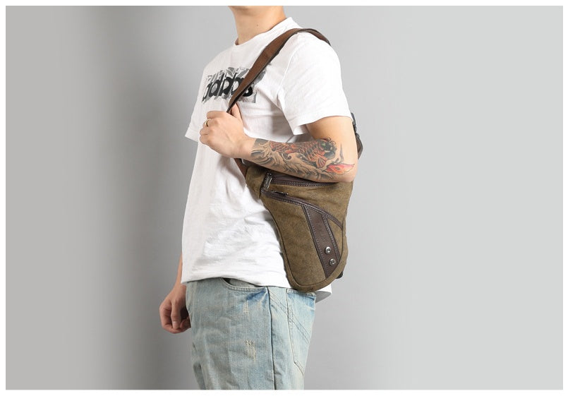 Personalized Fashion One-shoulder Messenger Men’s Bag - Clothing