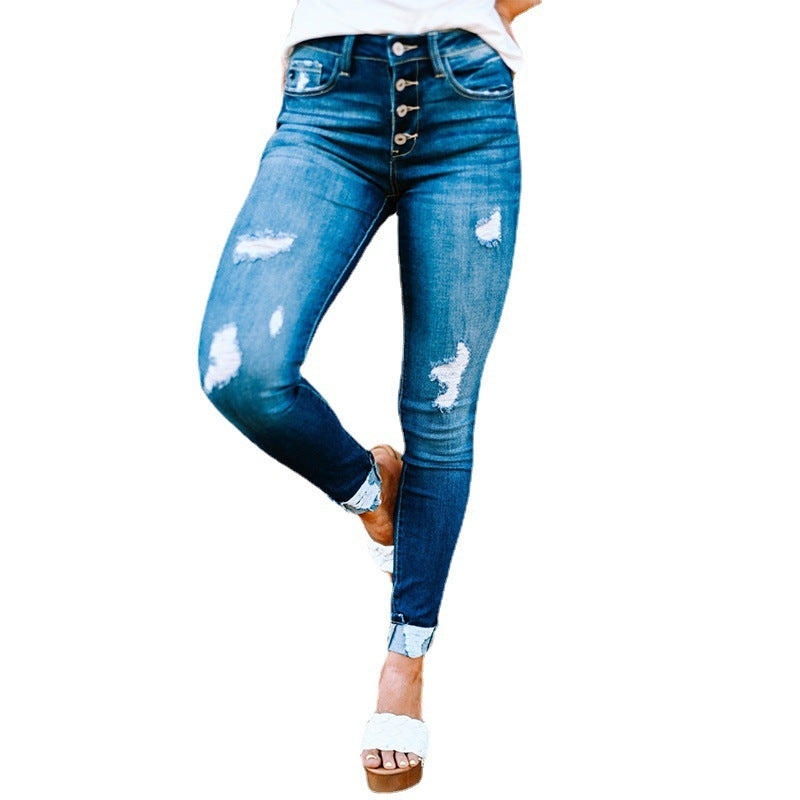 Women’s High Waist Flare Jeans – Stretchy Bell Bottom Denim