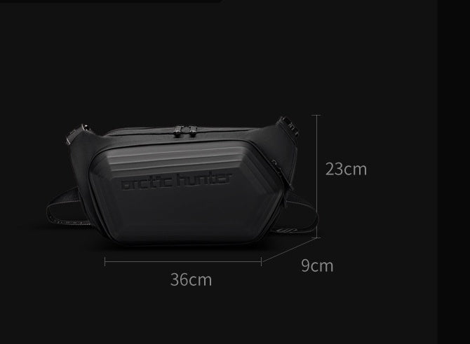 Men’s Messenger Shoulder Waist Bag Trend Fashion Design Sling Bag Large Capacity Waterproof Chest Bags Wear-resistant