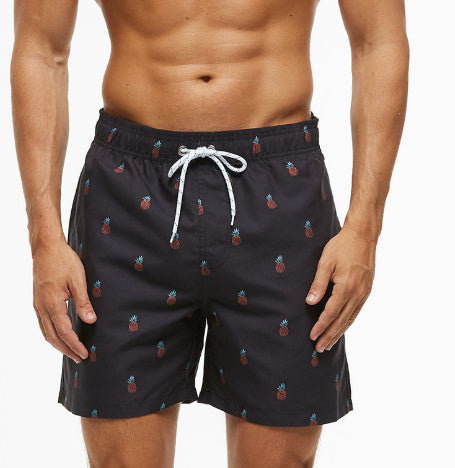 Men's Fashion Casual Loose Print Beach Shorts