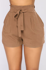 Summer Ruffled A-line Shorts Beach Pants