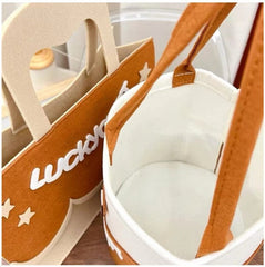 Cute Tote Bag Barrel Square