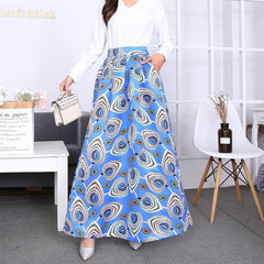 New Women's Half-length Printed With Large Skirt