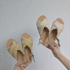 Fashion wild student casual Roman flat shoes