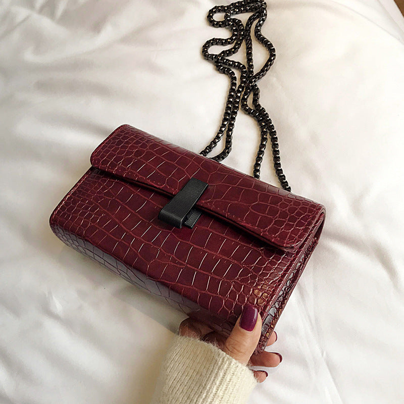 Chain cross-body bag - Red - Clothing