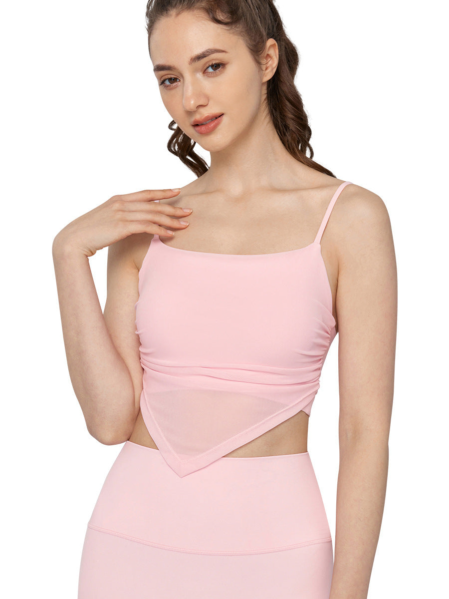 Women's Mesh Camisole Yoga Vest Underwear