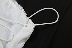 European, American And French Style High Class Elegant Solid Color Slim Fit Bare Back Sling Dress