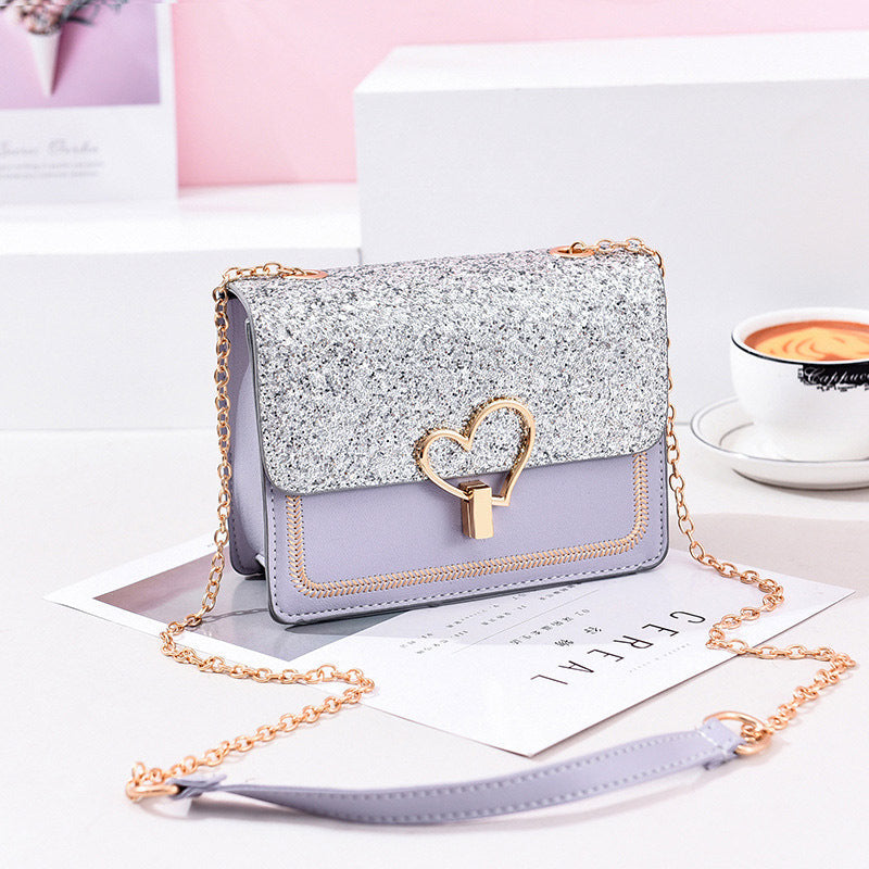 Chain student cross-body bag - Grey - Clothing