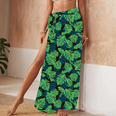 Women's Beach Half-length Skirt With High Slits