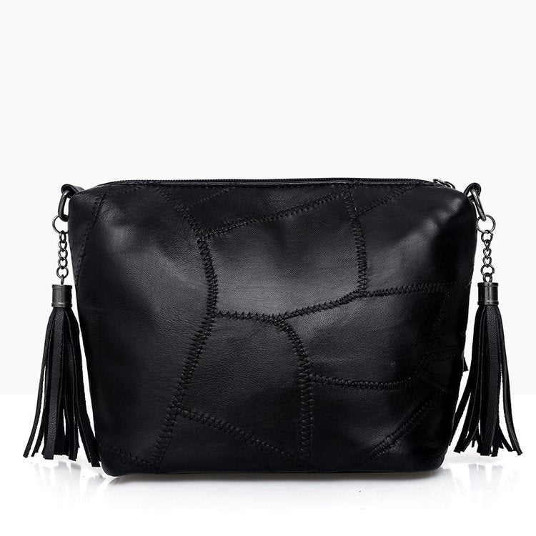 One shoulder bag cross body bag - Black - Clothing