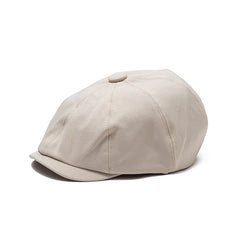 Japanese Short-brimmed Retro Wild Forward British Casual - Beige / One size - Hat
