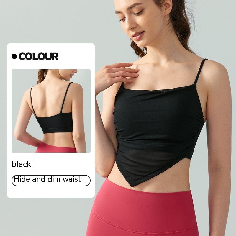Women's Mesh Camisole Yoga Vest Underwear