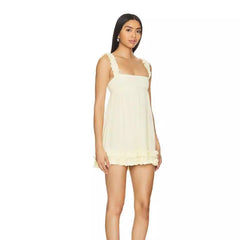 Wear Tube Top Backless Ruffled Strap Dress