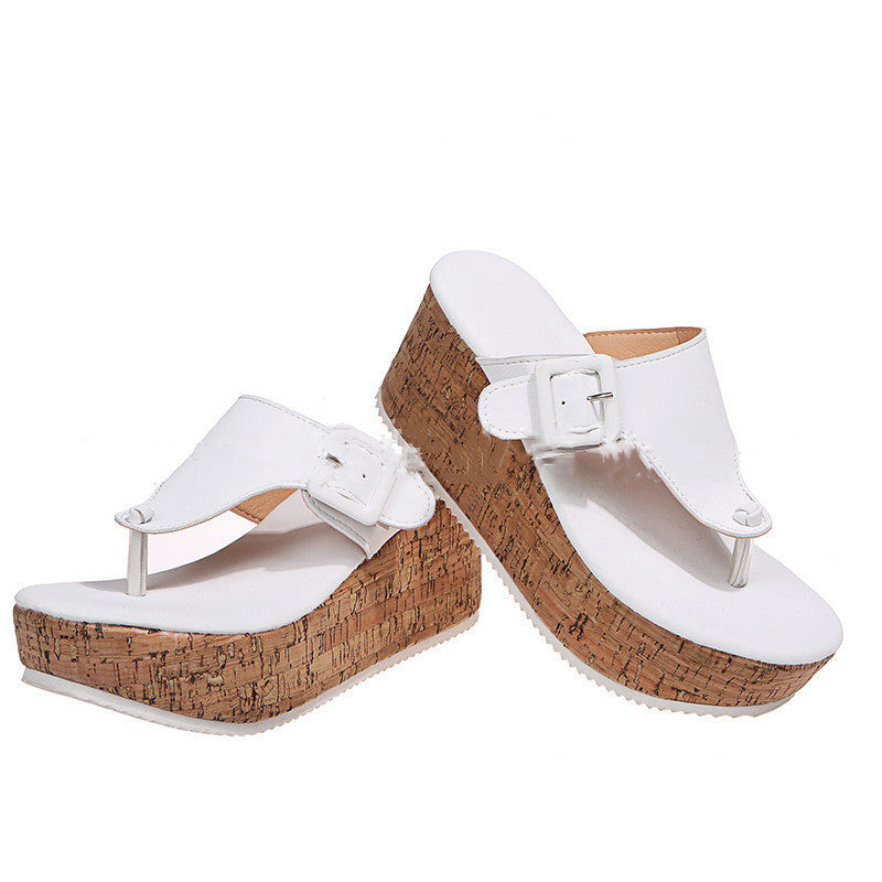 Summer New Wedge Women's Buckle Sandals