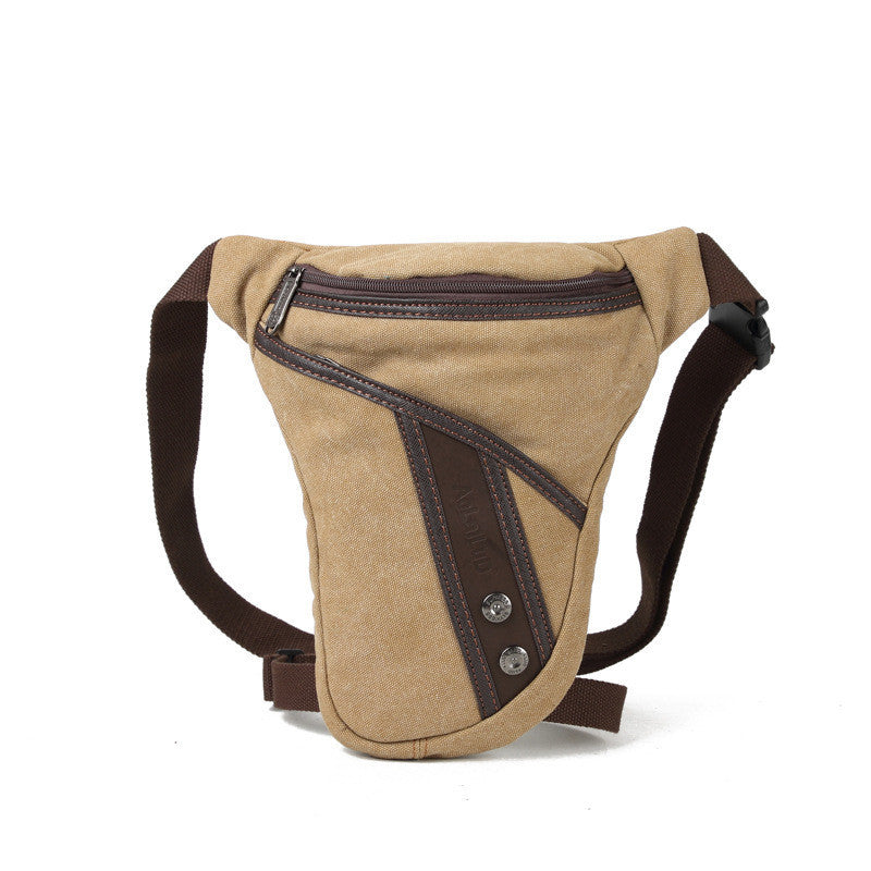 Personalized Fashion One-shoulder Messenger Men’s Bag - Khaki - Clothing