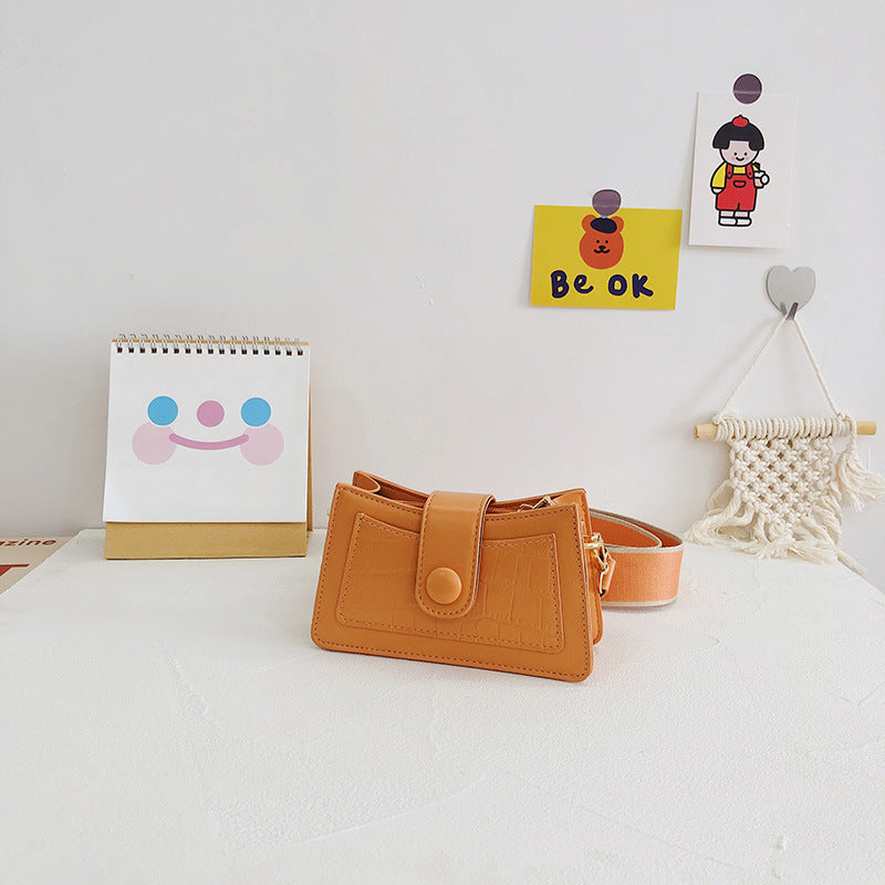 Children’s bag new shoulder bag - Orange - Clothing