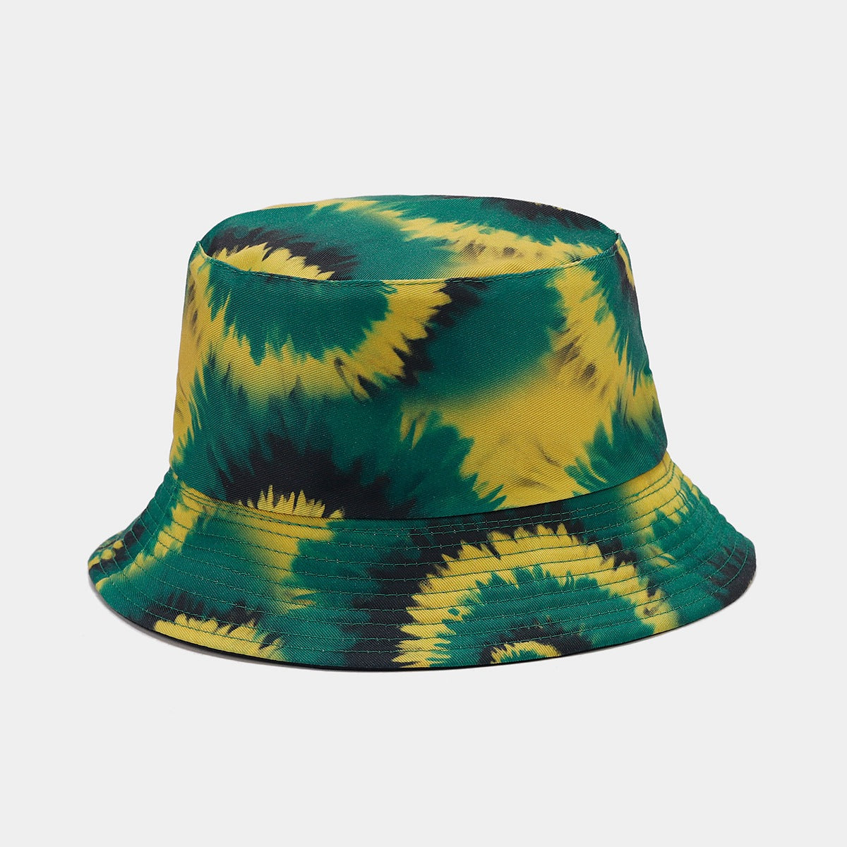 Summer Outdoor Tie-dyed Double-sided Sun Protection Hat - 45 Colors / M - Hat