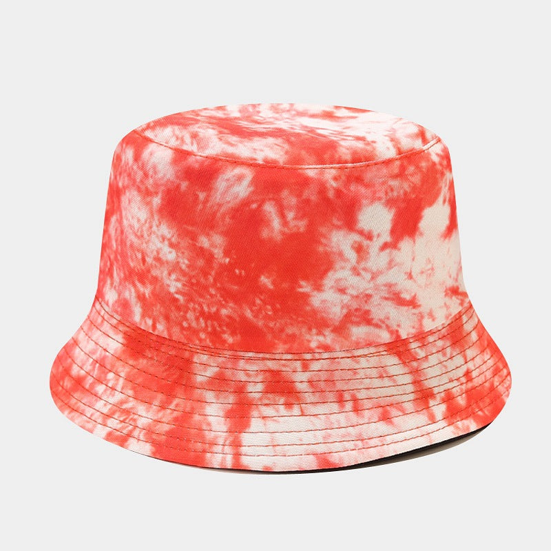 Summer Outdoor Tie-dyed Double-sided Sun Protection Hat - 41 Colors / M - Hat