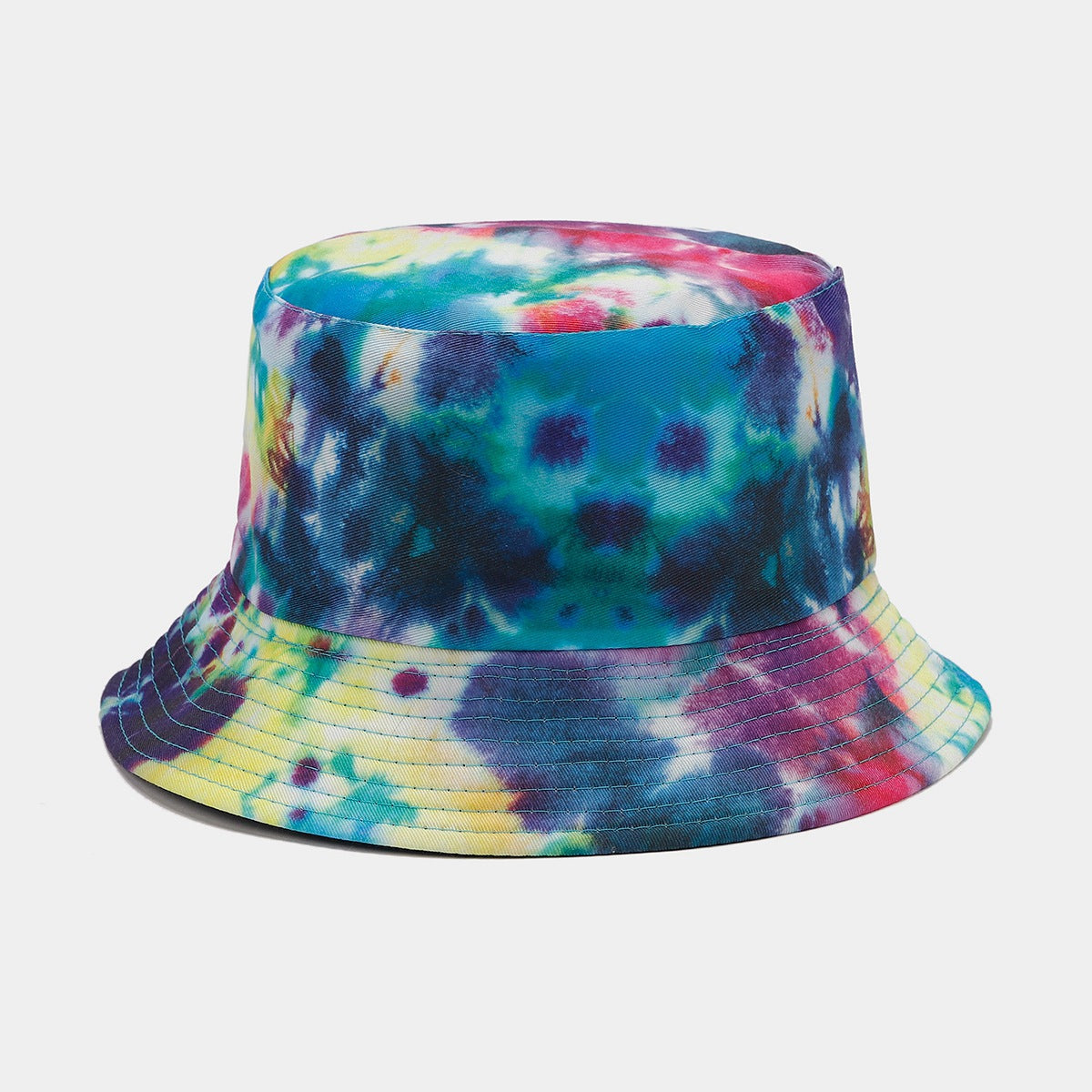 Summer Outdoor Tie-dyed Double-sided Sun Protection Hat - 44 Colors / M - Hat