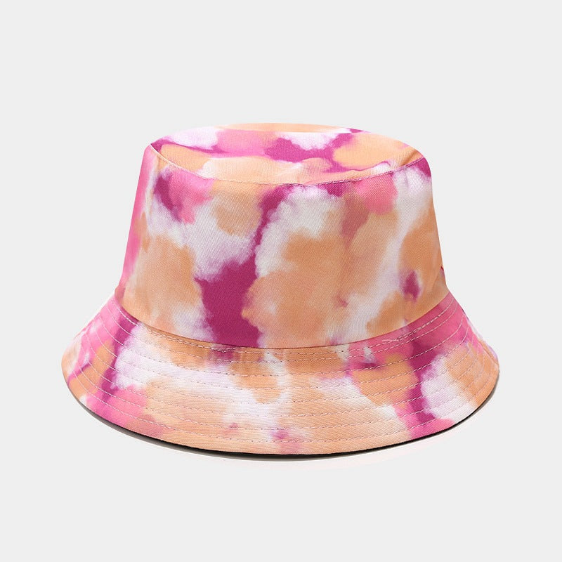 Summer Outdoor Tie-dyed Double-sided Sun Protection Hat - 14 Colors / M - Hat