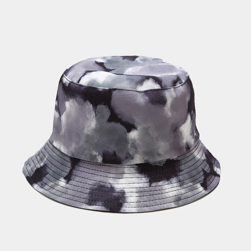Summer Outdoor Tie-dyed Double-sided Sun Protection Hat - 12 Colors / M - Hat