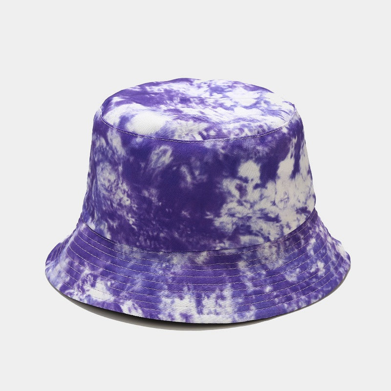 Summer Outdoor Tie-dyed Double-sided Sun Protection Hat - 10 Colors / M - Hat