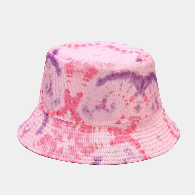 Summer Outdoor Tie-dyed Double-sided Sun Protection Hat - 17 Colors / M - Hat