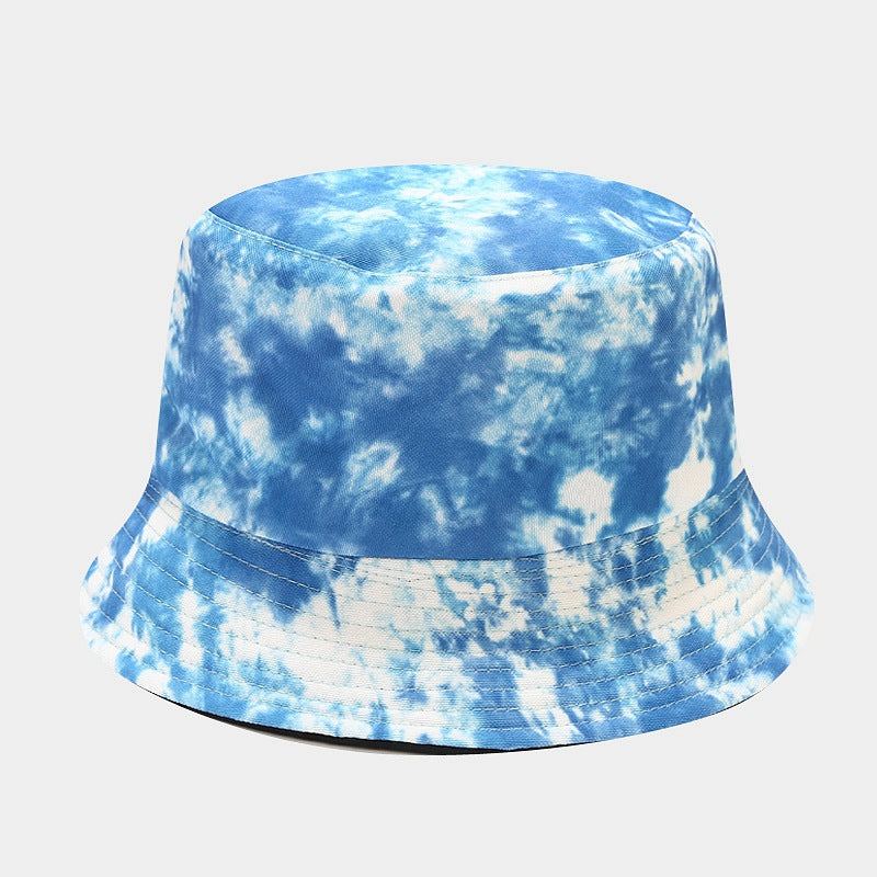 Summer Outdoor Tie-dyed Double-sided Sun Protection Hat - 40 Colors / M - Hat