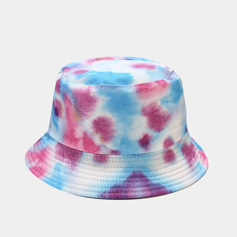 Summer Outdoor Tie-dyed Double-sided Sun Protection Hat - 25 Colors / M - Hat