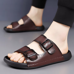 Outdoor Slippers Men's Non-slip Casual Adjustable Color Matching Slippers
