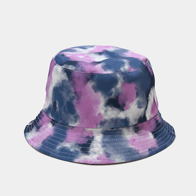 Summer Outdoor Tie-dyed Double-sided Sun Protection Hat - 16 Colors / M - Hat