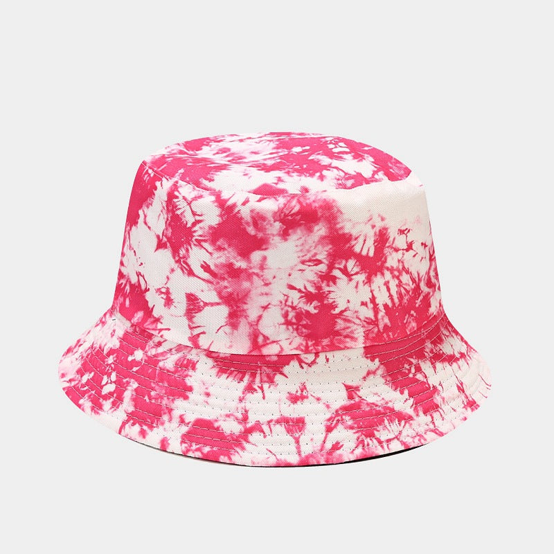 Summer Outdoor Tie-dyed Double-sided Sun Protection Hat - 24 Colors / M - Hat