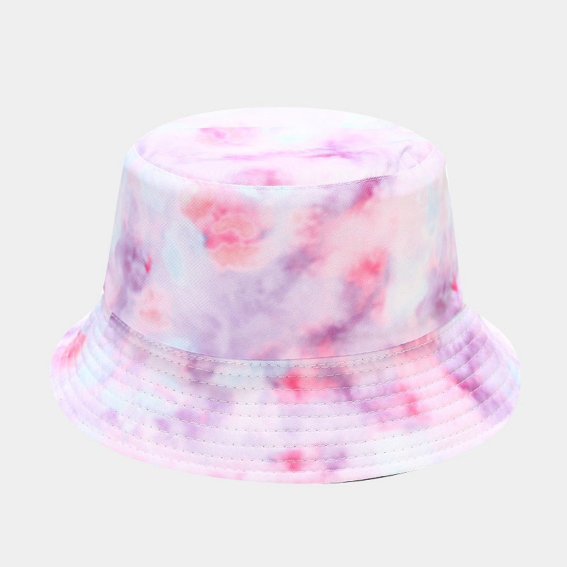 Summer Outdoor Tie-dyed Double-sided Sun Protection Hat - 38 Colors / M - Hat