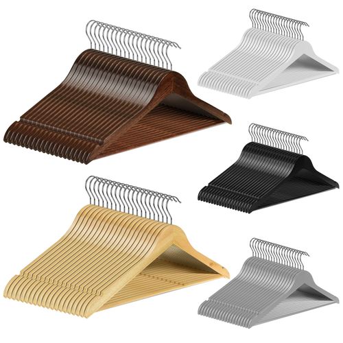 20 Pack Wooden Hangers