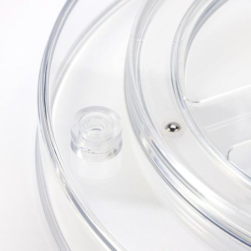 VINSANI TRANSPARENT TURNTABLE ORGANIZER