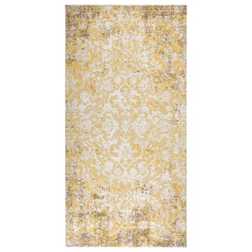 vidaXL Outdoor Rug Flatweave 80x150 cm Yellow